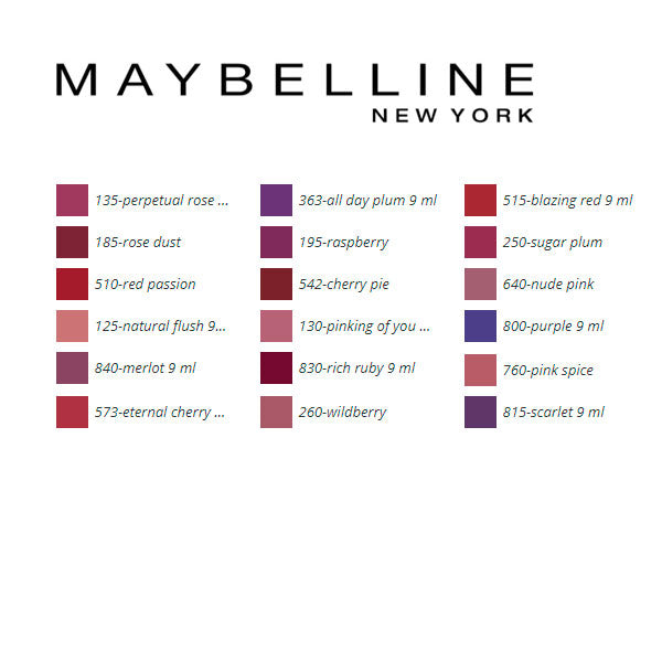 Lipstick Superstay Maybelline