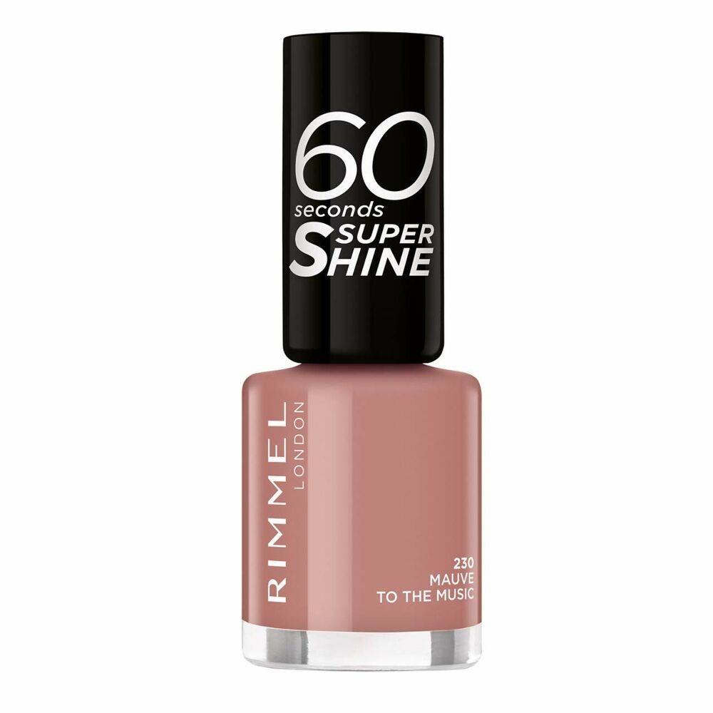 nail polish 60 Seconds Super Shine Rimmel London Nº 230 (8 ml) (8 ml)