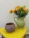 Massa Flowers Pottery Vase, Very Heavy Quality, Length: 16cm, Diameter: 13cm