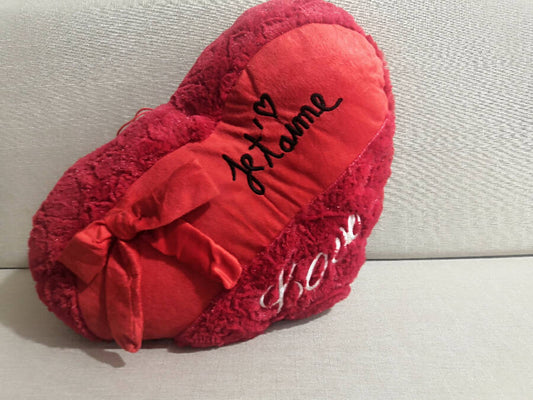 Galerie Versaille Valentine Heart Pillow Plush 50x35 cm