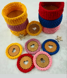 Maison du crochet Set Boxes + Coasters