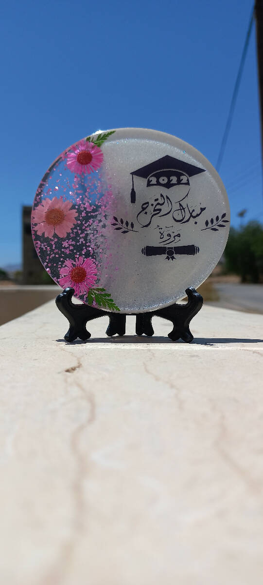 Resin By Zahraa Stand Or A Car Pendant