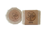 OLIVE LEAF Handmade Circular Bar Soap Extra virgin Olive Oil Unscented 100g