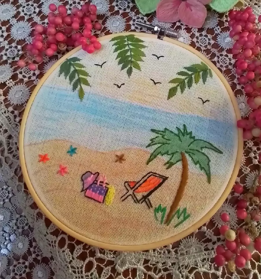 Khayet w Tara Handmade Embroidery Four Seasons Hoops