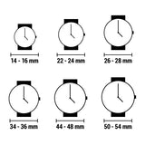 Watch Strap Timex BTQ321801 (ø 18 mm)