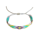 Glow By Rula Akhdar Handmade For Women Colorful Bead Bracelet