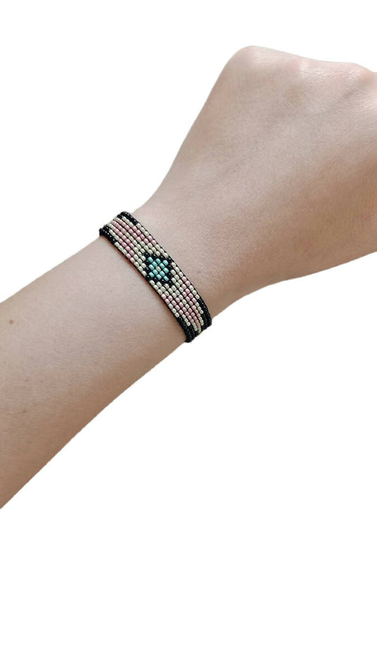 Glow By Rula Akhdar Handmade For Women Bead Bracelet