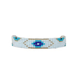 Glow By Rula Akhdar Handmade For Women Evil Eye Bead Bracelet