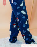 EVE.CLOSET Ladies' Red Penguin Pajama