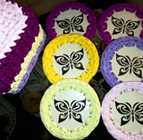 Maison du crochet Set Tissue Box + Coasters