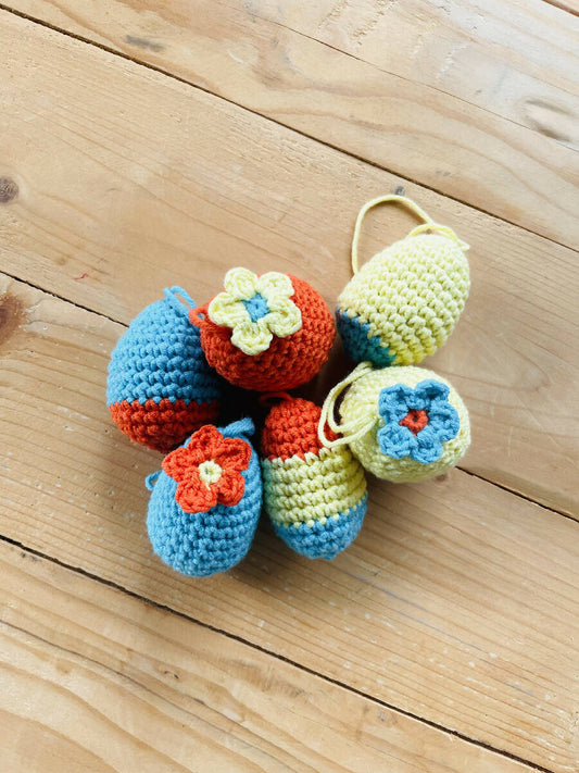 Roudainas Art Crochet Easter Eggs