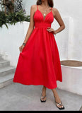 Fashion Beauty Style 7 Red Summer Long Dress For women