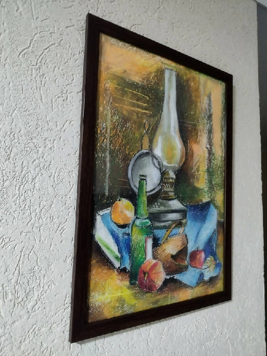 Arts & More Handmade Gallery Art Heritage Oil Pastel Painting (54*37cm)