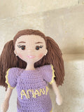 Handmade By Noha Doll Crochet Ariana Weight 90 gr Height 35Cm