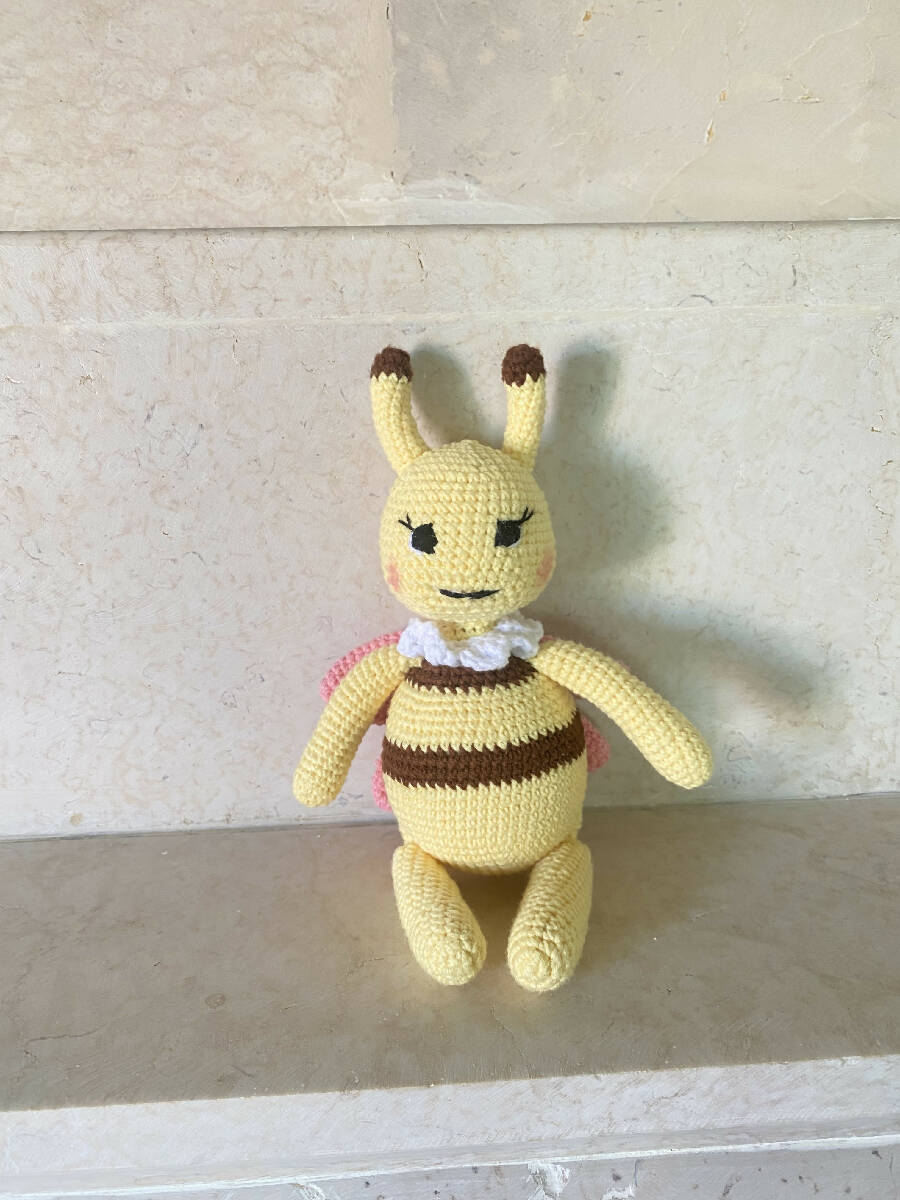 Handmade By Noha Handmade Doll Bee weight 90gr height 25cm