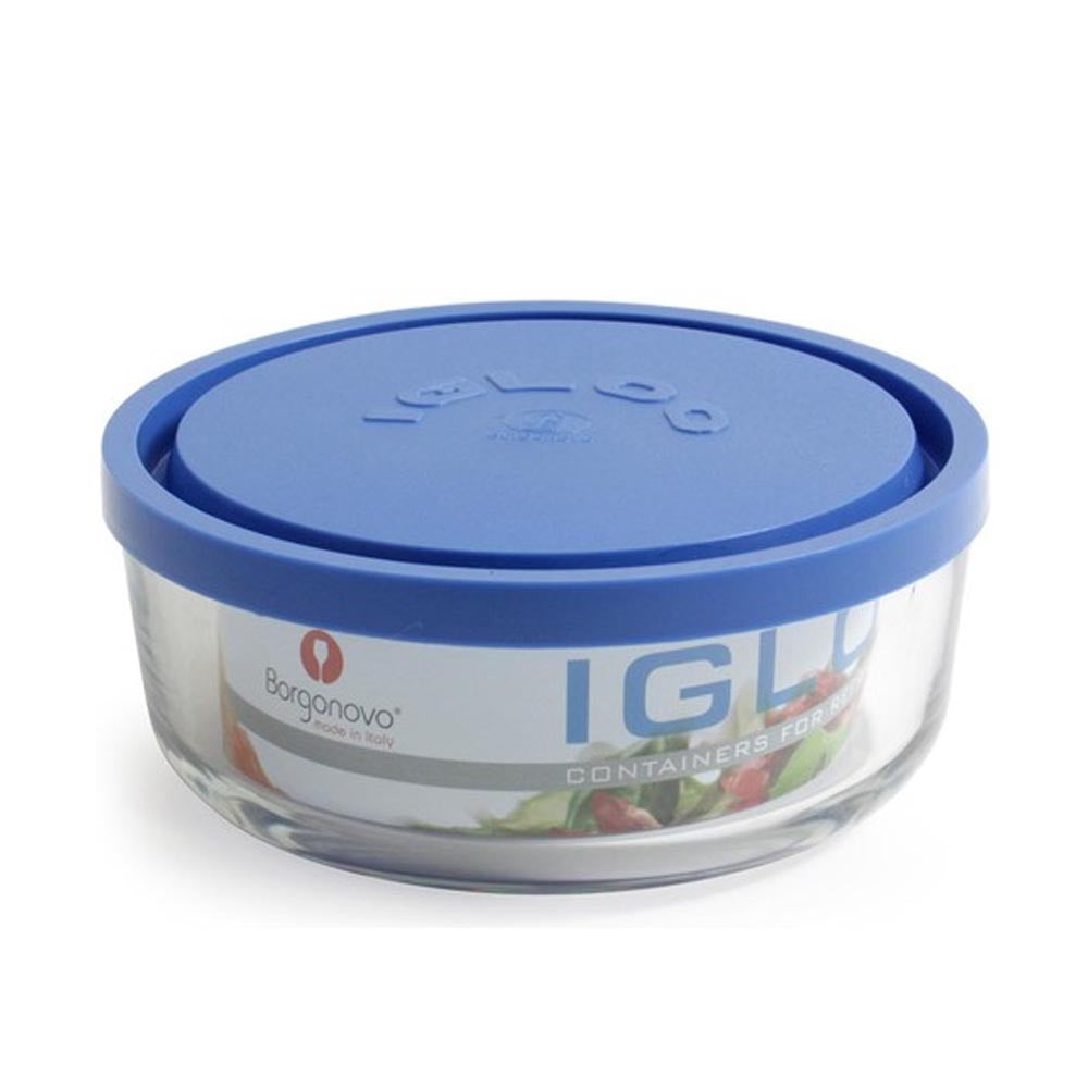Jar Borgonovo Igloo Blue With lid (15 cm)