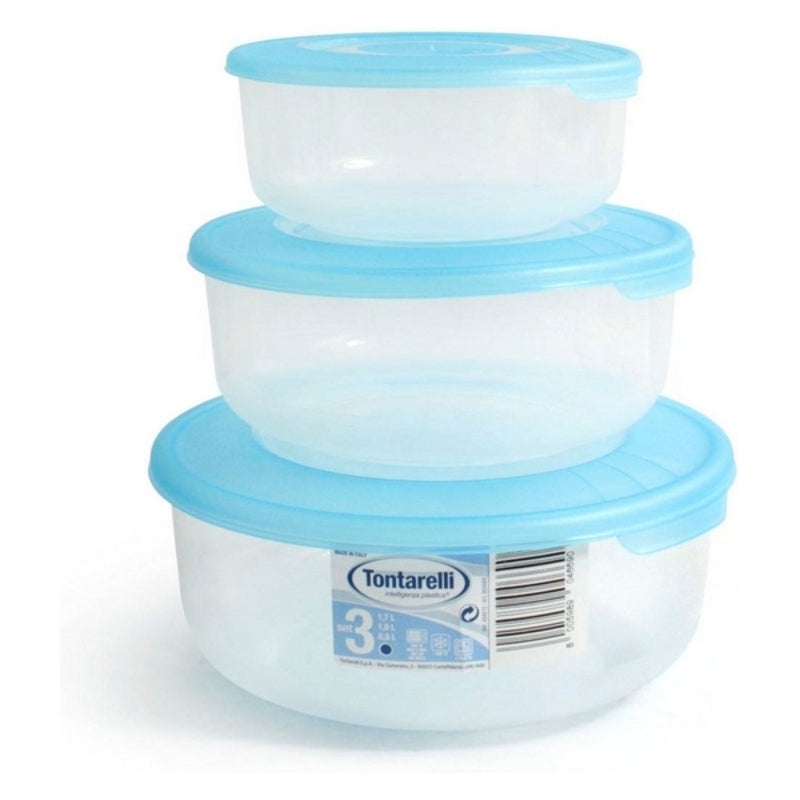 Set of 3 lunch boxes Tontarelli (0,5 - 1 - 2 L)