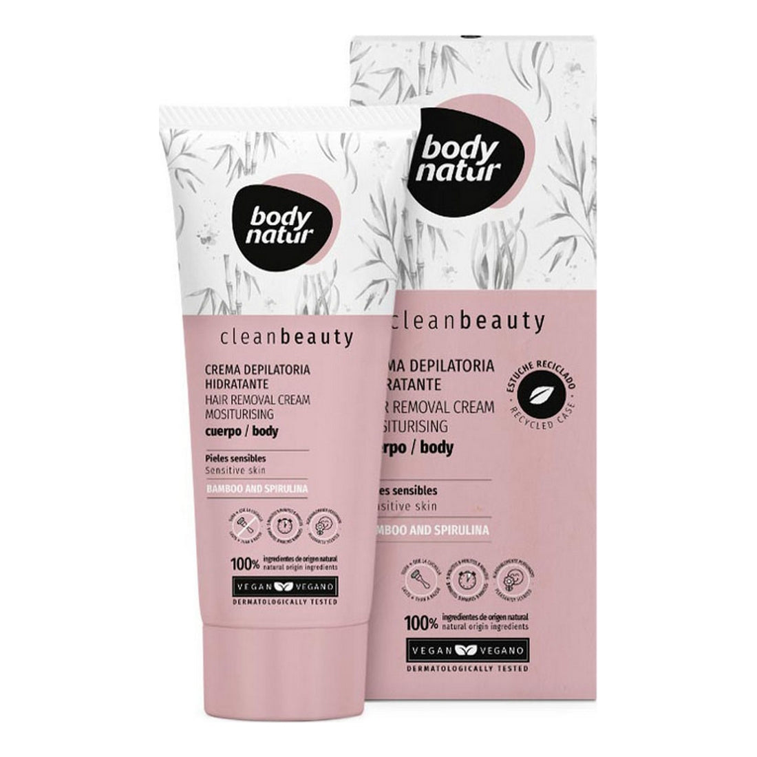 Body Hair Removal Cream Body Natur Clean Beauty (200 ml)