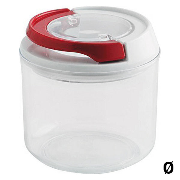 Jar Quid Dry-Box Transparent Plastic