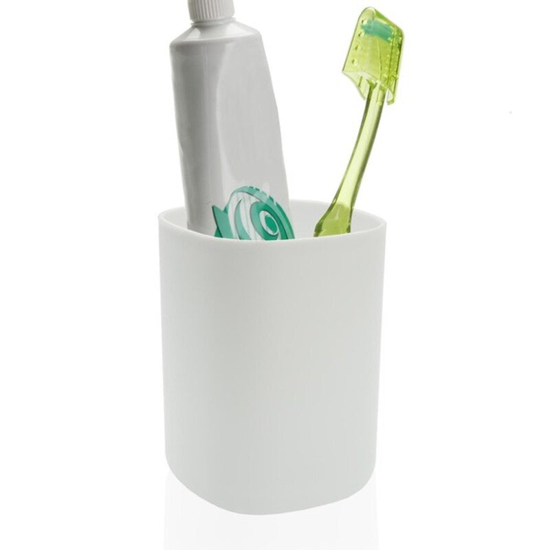 Toothbrush Holder Versa polypropylene (7,8 x 7,8 x 10,5 cm)
