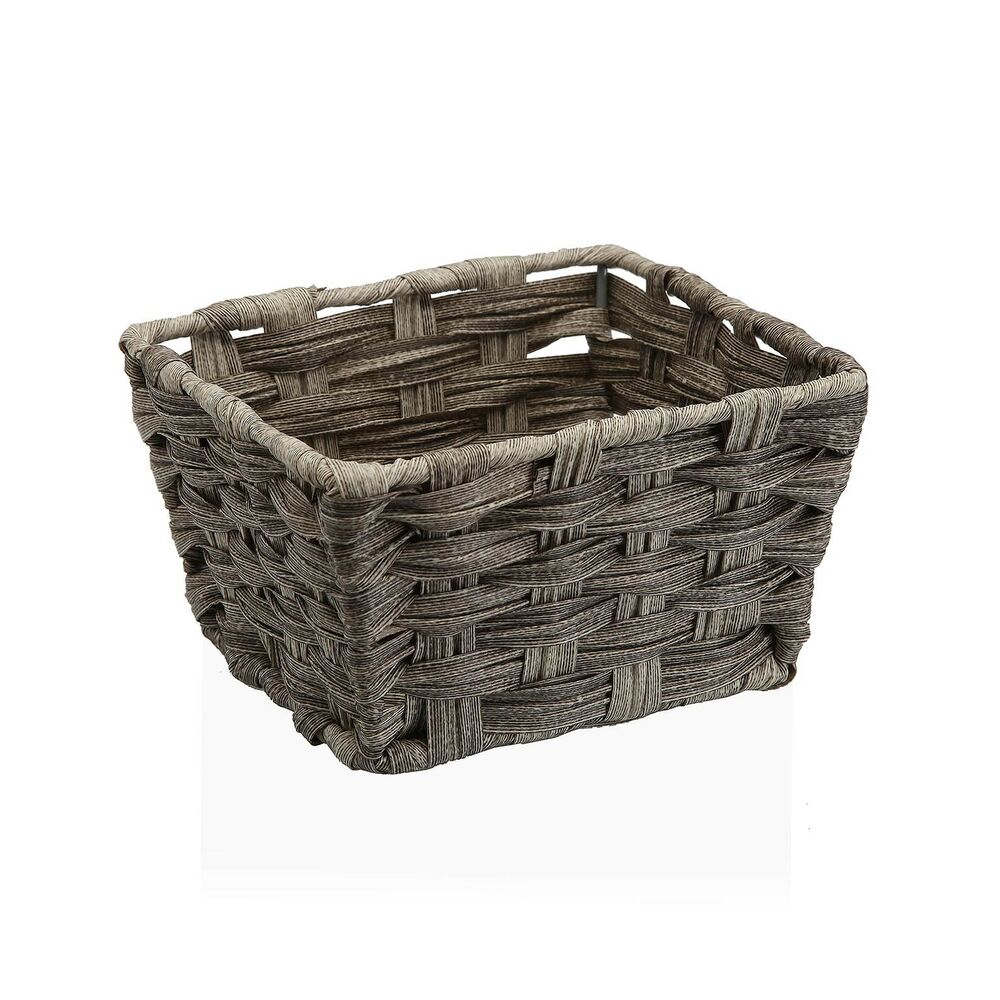 Basket Versa Grey Polyethylene (14 x 9 x 16 cm)