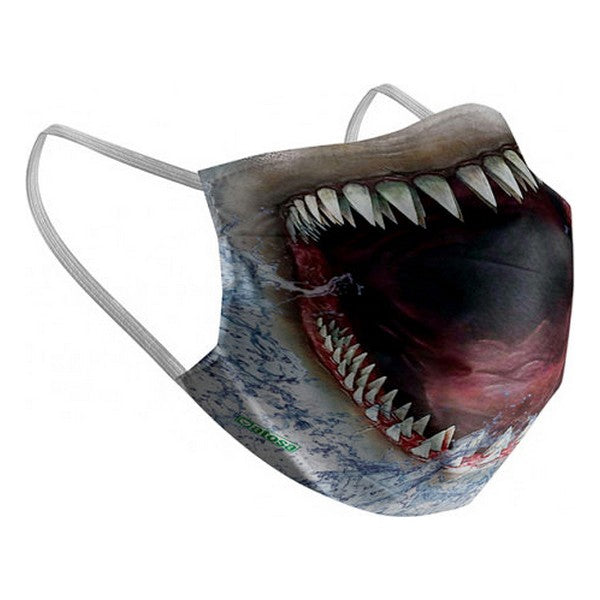 Hygienic Reusable Fabric Mask 6-9 years Shark