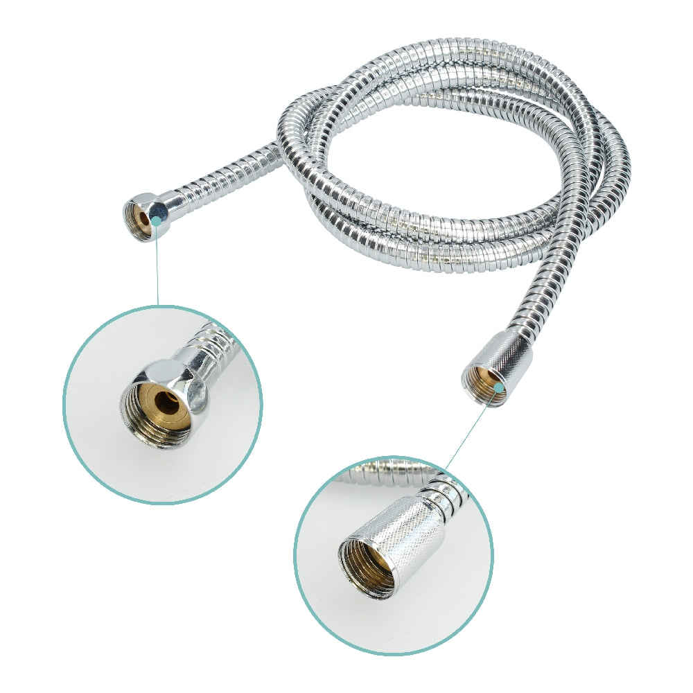 A shower head with a hose to direct the flow Fontastock H 1/2" 2 m