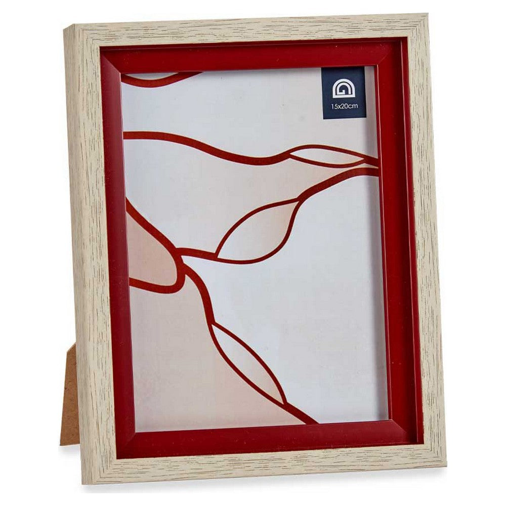 Photo frame Red Brown Crystal Wood Plastic (18,8 x 2 x 24 cm)