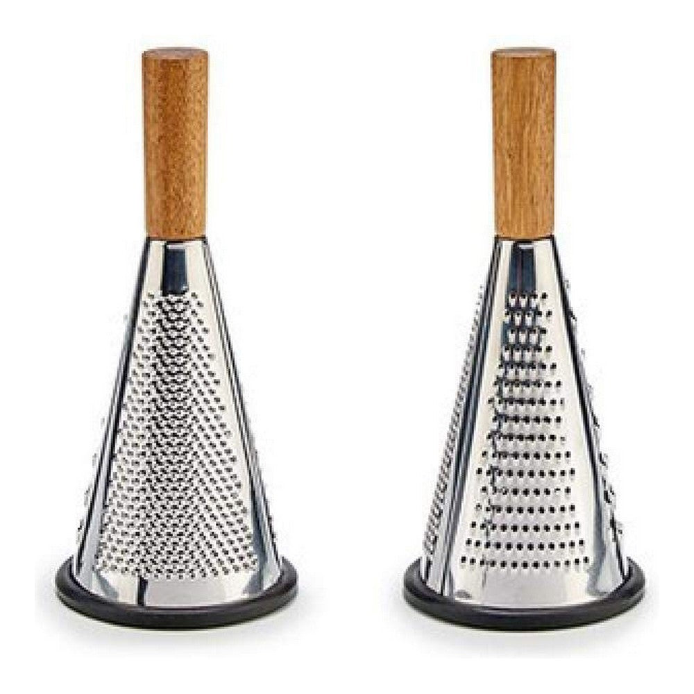 Grater Wood Stainless steel (12,2 x 27,5 x 12,2 cm)