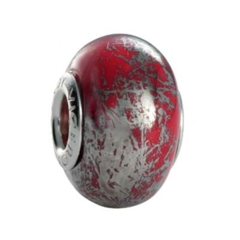 Ladies'Beads Viceroy VMM0124-17 Red Silver (1 cm)