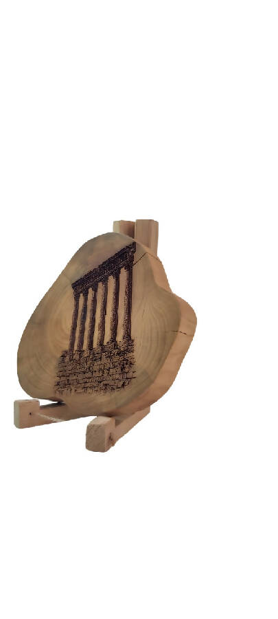 Life To Wood Laser Engraved Wooden Board For Baalbek Structures For Home Décor