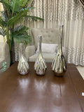 Massa Flowers Sliver Set Vases