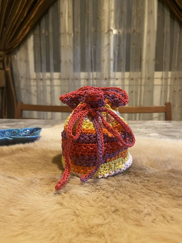 It's So Yarn Handmade Crochet Makeup Pouch