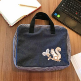 Koko Bag Squirrel Handmade Women's Dark Blue Laptop Bag