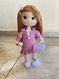 Handmade By Noha Handmade Crochet Doll Nana weight 90gr Height 30 cm