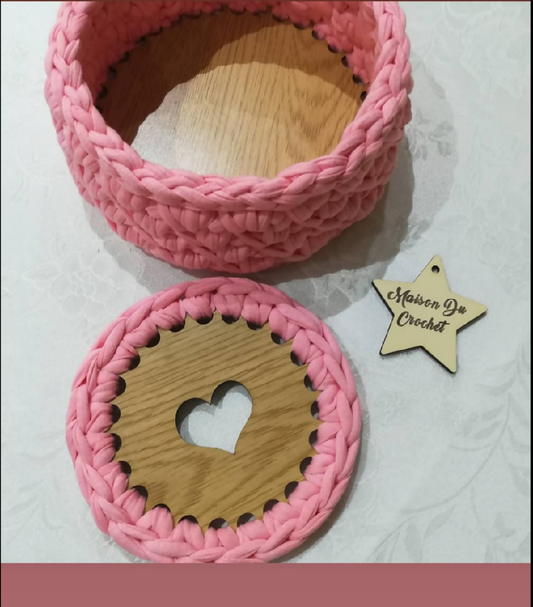 Maison du crochet Set Boxes + Coasters