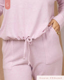 EVE.CLOSET Ladies' Tie Waist Pajamas