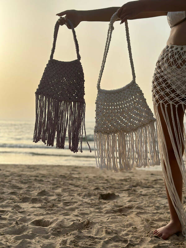 REYA'S Handmade Macrame Beach Bags