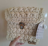 Valentina Handmade Beige Cross Bag