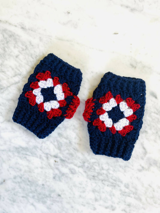 Roudainas Art Crochet Fingerless gloves