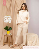 EVE.CLOSET Ladies' High Neck Pajama