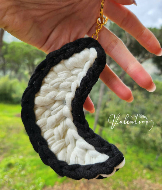 Valentina Handmade Crescent Key Chain - Available in Different Colors