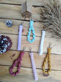 Fab Knots Macramé Keychain Souvenirs Macramé Wristlet