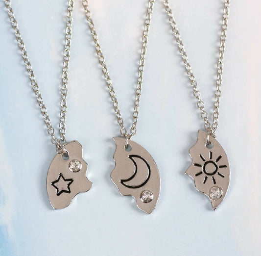 Lylysdreams Silver Plated BFF Necklaces