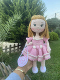 Handmade By Noha Handmade Crochet Doll Nour weight 90gr Height 35 Cm