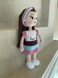 Handmade By Noha Handmade Crochet Doll Yassmina weight 90gr height 35 Cm