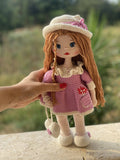 Handmade By Noha Handmade crochet doll sofia weight 90gr height 35cm