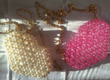 Lulua Stitches Handmade Heart Shaped Beaded Bag