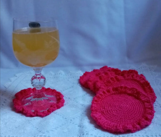 Mk knitting Handmade Coaster