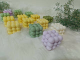 HJ Handmade Scented Bubble Candles 6cm*6cm For Your Baby Shower Or Souvenir